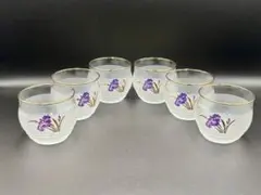 カメイガラス【雪小町】大正浪漫 デザートグラス 小鉢 5客セット