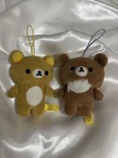 [6月7日までの出品]　リラックマ20thペアハートミニぬいぐるみ リラックマ20thペアハートミニぬいぐるみ新品未使用 - メルカリ