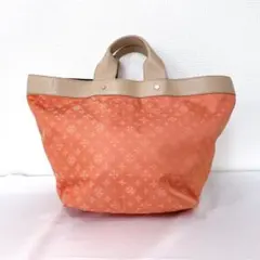 russet マカロントートバッグ ハンドバッグ オレンジ ゴールド 大容量