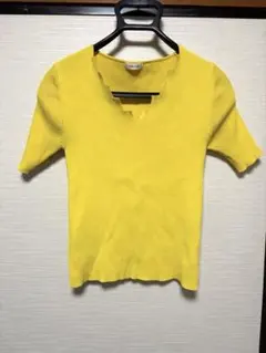 FRAY I.D 半袖ニット イエロー