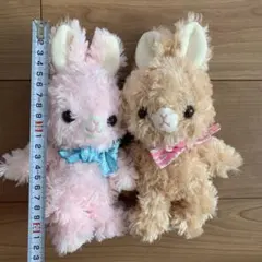 ふわふわ うさぎ ぬいぐるみ 2体セット売り