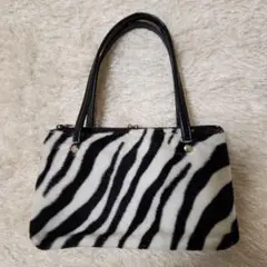 ゼブラ柄ミニバック