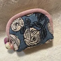 ハンドメイド★パッチワークミニポーチ　ミナペルホネンのサムネイル