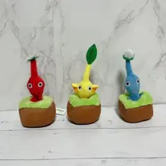 赤ピクミン 青ピクミン 黄ピクミン ピクミン マスコット ぬいぐるみ 3体セット