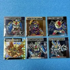 元祖SDガンダムスナック２　シール 6種