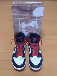 Nike Air Jordan 1 つま黒白黒赤 ハイカット