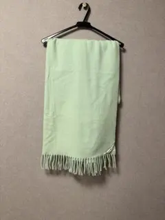 Acne Studios ミントグリーン フリンジ付きマフラー　ストール