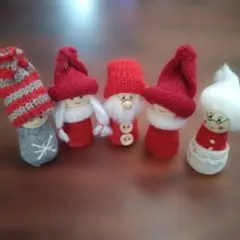 クリスマス 置物 5体セット