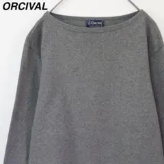 【B&Y別注】オーチバル ロンT 刺繍ロゴ ボートネック フランス製 サイズ3
