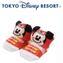 新品未開封【東京ディズニーリゾート】ミニー ベビー靴下 12〜14cm