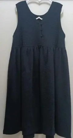 ネイビー ジャンパースカート