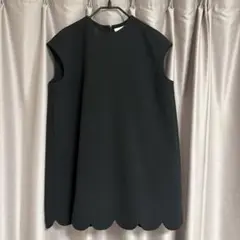 YOKO CHAN ノースリーブ トップス ブラック