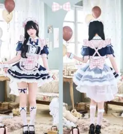 マリームーン Malymoon シュガーブルーサスペンダーデニムメイド