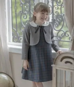 キャサリンコテージ　チェックワンピース＆ボレロ