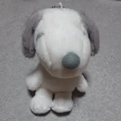 【グレー】スヌーピー ボールチェーンマスコット