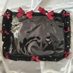 A3フリルデザイン痛バッグ用トートバッグ(Black Limited) レッド