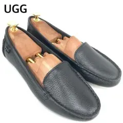 UGG　アグ　レザードライビングシューズ　スリッポン　モカシン　フラット　本革