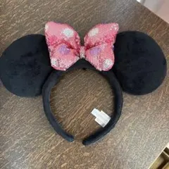 ミニーマウス カチューシャ スパンコール