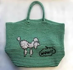 ラドロー　プードル刺繍 トートコードバッグのサムネイル