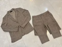 AZUL チェック柄 テーラードジャケットとパンツセット