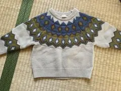 tete a tete ノルディック柄ニット　80