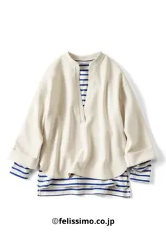 限定値下 大きいサイズ Live in comfortアンサンブルトップスセット