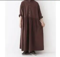 ネストローブ nest robeワンピース　ブラウン