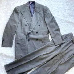 ポロラルフローレン　セットアップ　スーツ　ダブル　グレンチェック　パンツ丈2段階