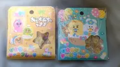【正規品】んぽちゃむ　おぱんちゅうさぎ　おはじきシールフレーク2個セット