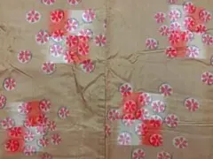 ☆銘仙☆暈し☆花模様☆花輪☆着物☆正絹☆