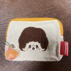 モンチッチさがらポーチ　キャンパス キーホルダー付き
