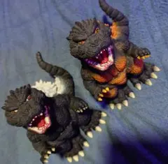 ゴジラフィギュア2体セット　鎮座獣