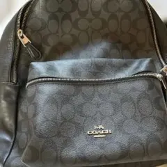 COACH リュック バックパック PVC シグネチャー F55398 ブラック 