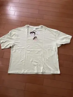 新品タグ付き❣️ ペコちゃん Peko 刺繍 Tシャツ Lサイズ グリーン