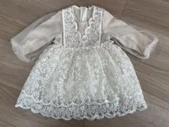 フォーマルワンピース サイズ110 アイボリー