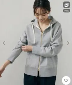 BARNYARDSTORM ダブルフェイスパーカー　GU ユニクロ　グレイル