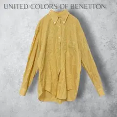【UNITED COLORS OF BENETTON】　長袖シャツ　イエローのサムネイル