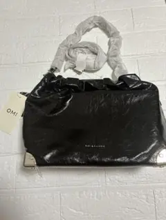 ハンドバッグ　ショルダーバッグ　黒　ブラック　2way タグ付き