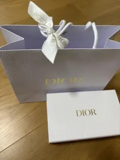 Dior ホワイト紙袋とボックスセット