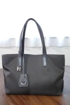 ヒロフ＊HIROFU＊リベロ＊ダークグレー トートバッグ＊シリアルナンバーあり＊のサムネイル