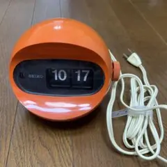 SEIKO パタパタ時計　オレンジ　球型　※訳あり※のサムネイル
