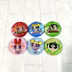 パワーパフ ガールズ 刺繍缶バッジ 6点セット