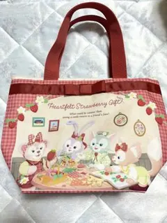 ダッフィー　ストロベリーギフト　ランチケース