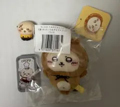 ちいかわ ラッコ　たぬきだもん　マスコット　ココス　スライドケース　ソフビ