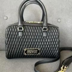 VERSACE JEANS COUTURE ブラックハンド・ショルダーバックのサムネイル