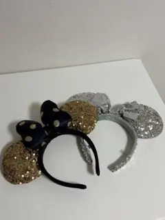 Disney ディズニー ミニーちゃんのカチューシャ 2点セット