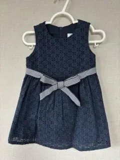 タルティーヌエショコラ　ワンピース　フォーマル　ネイビー　80cm