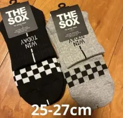 THE SOX 2足セット メンズソックス　25-27cm