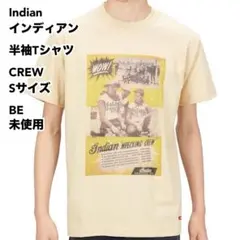 Indian インディアン 半袖Tシャツ CREW Sサイズ BE 未使用のサムネイル
