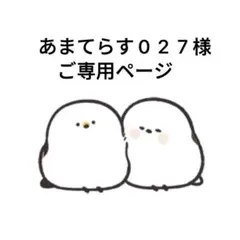 あまてらす027様 ご専用ページ